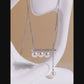 7mm-7.5mm Japanese Akoya Balance Beam Pearl Adjustable Necklace - AAA Quality