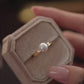 Gold Vintage Adjustable  Pearl Ring