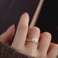 18K Gold-Filled Gold Vintage Adjustable Pearl Ring