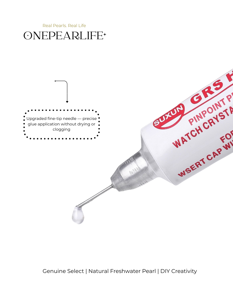 Pearl and gemstone DIY adhesive – strong and durable