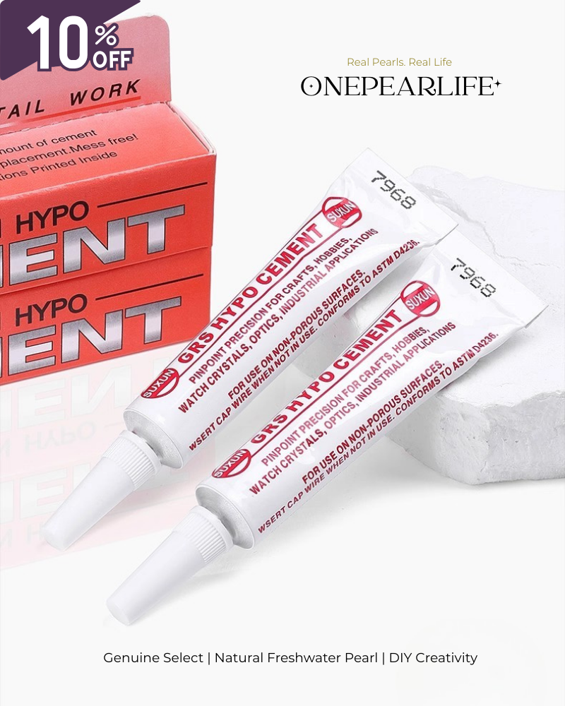 Strong Clear Glue for DIY Pearl & Gemstone Earrings – Waterproof Jewelry Adhesive