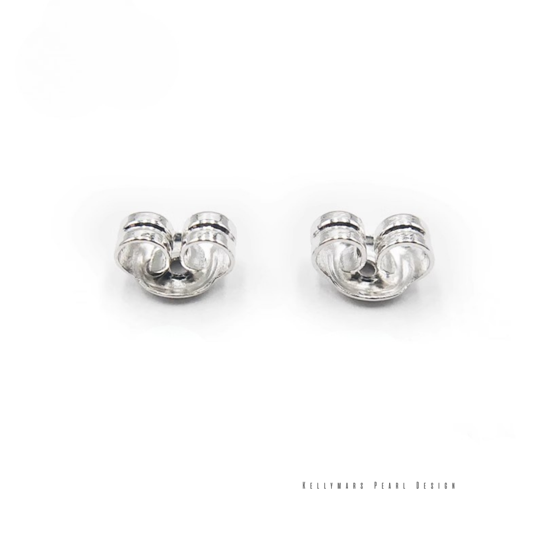 Amara – 14–16mm Hypoallergenic 925 Sterling Silver Baroque Pearl Stud Earrings